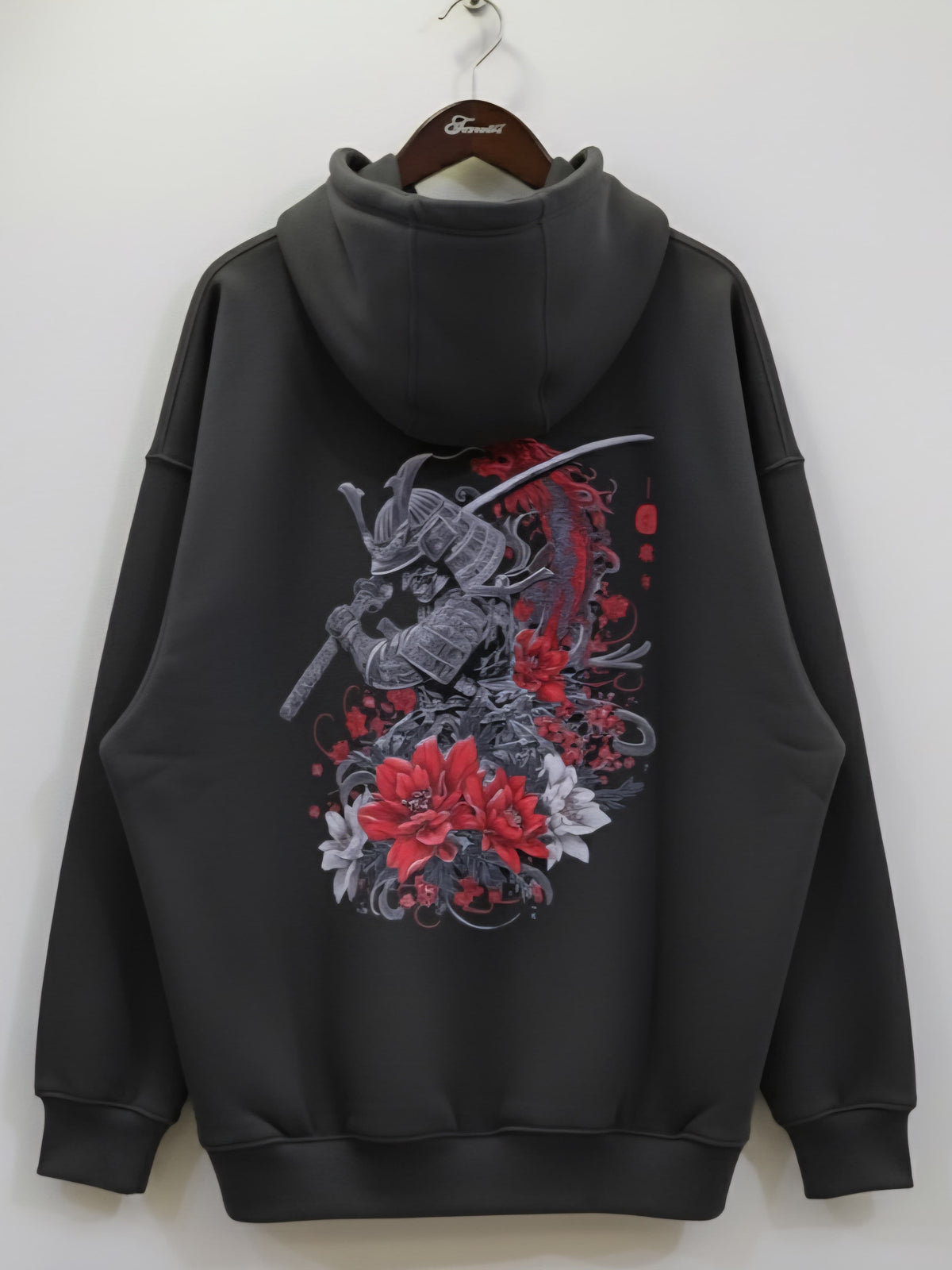 Samurai Bloom – Unisex Oversized Hoodie