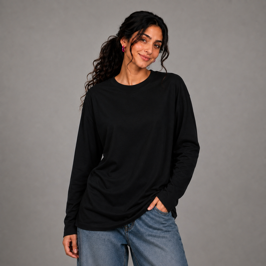 Core Tee – Women's Relaxed Fit Long Sleeve T-Shirt