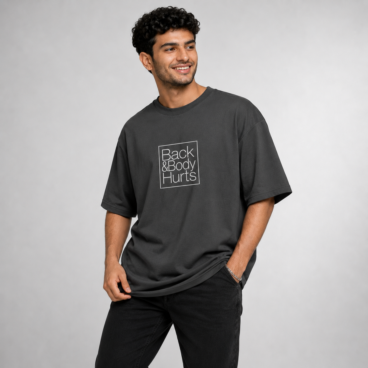 Back & Body Hurts – Unisex Oversized Funny Tee