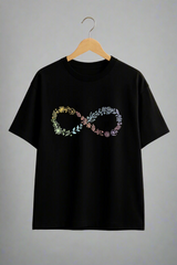 Floral Infinity – Women's Minimal Tee