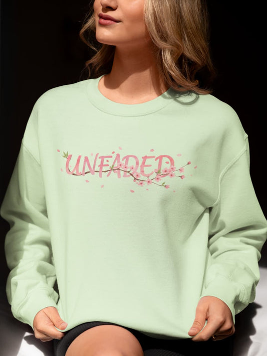 Sakura Script – Oversized Girls’ Crewneck