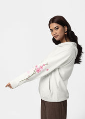 Sleeve in Bloom – Women’s Oversized Hoodie