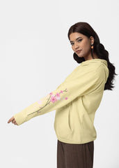 Sleeve in Bloom – Women’s Oversized Hoodie