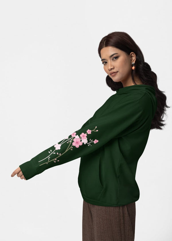 Sleeve in Bloom – Women’s Oversized Hoodie