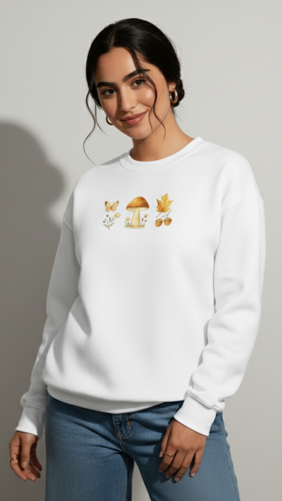 Forest Charm – Oversized Crewneck