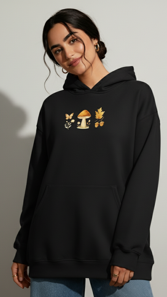 Forest Charm – Oversized Hoodie