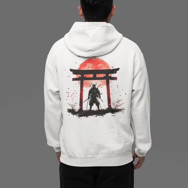 Red Moon Samurai – Oversized Hoodie