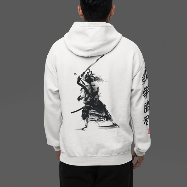 White Ronin – Unisex Oversized Hoodie