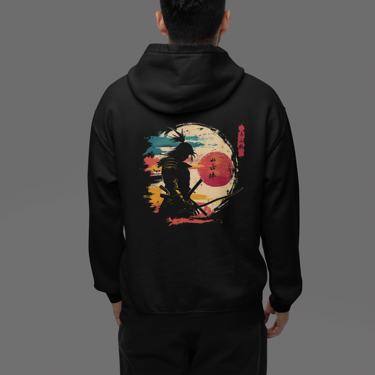 Shadow Samurai – Oversized Japanese Hoodie