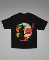 Shadow Samurai – Unisex Oversized Japanese Tee