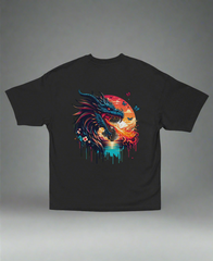 Sunset Inferno – Unisex Oversized Tee