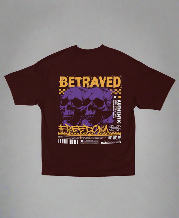 Betrayed Freedom – Unisex Oversized Streetwear Tee