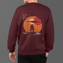 Sunset Ronin – Unisex Oversized Crewneck