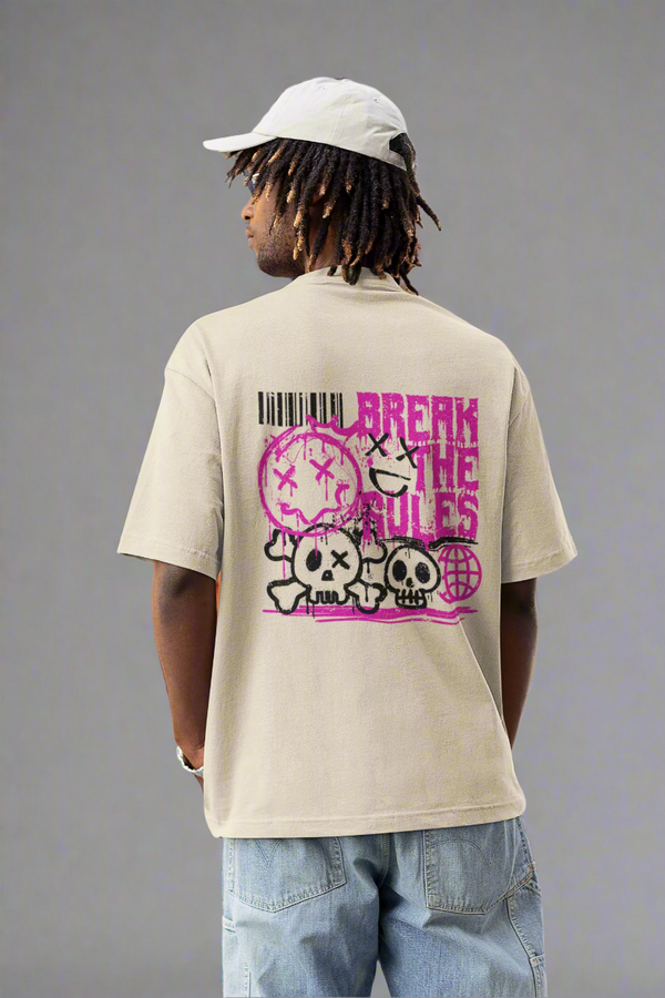 Break The Rules – Unisex Oversized Tee