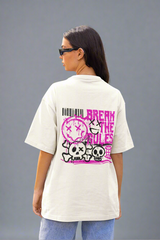 Break The Rules – Unisex Oversized Tee