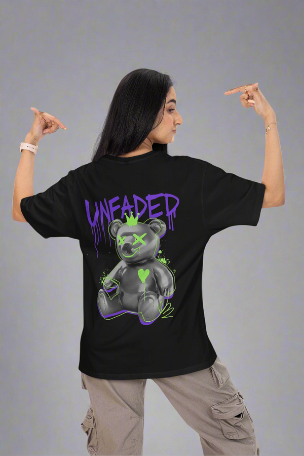Graffiti Bear – Unisex Oversized 100% Cotton Street Tee