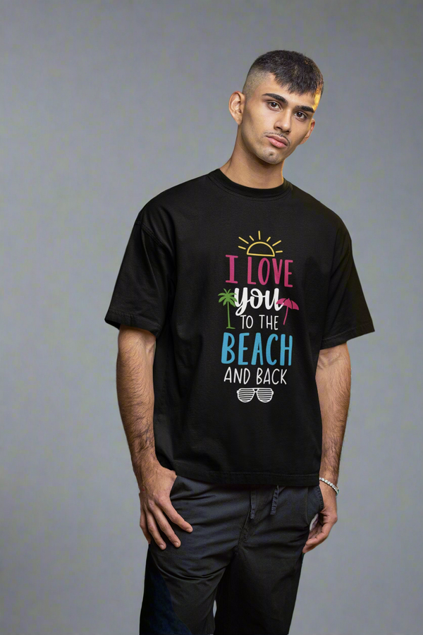to the Beach and Back – Unisex Oversized Tee