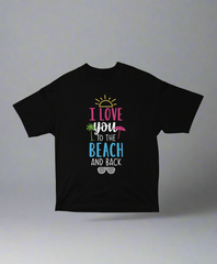 to the Beach and Back – Unisex Oversized Tee