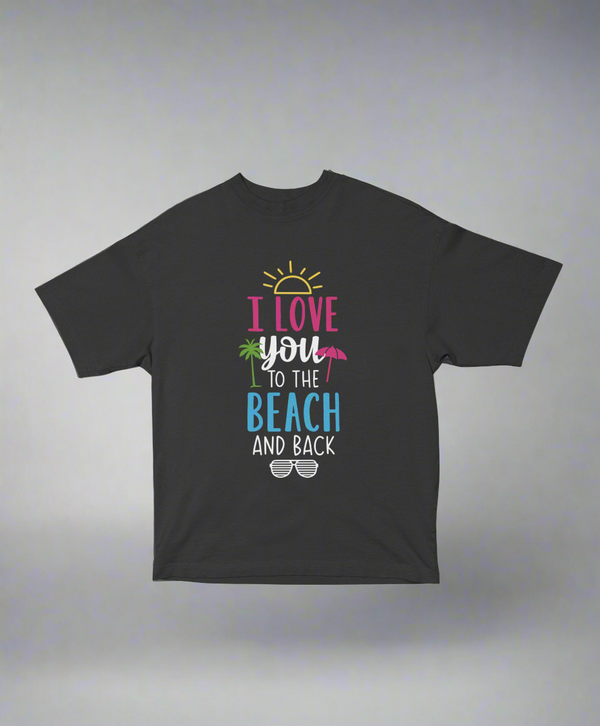 to the Beach and Back – Unisex Oversized Tee