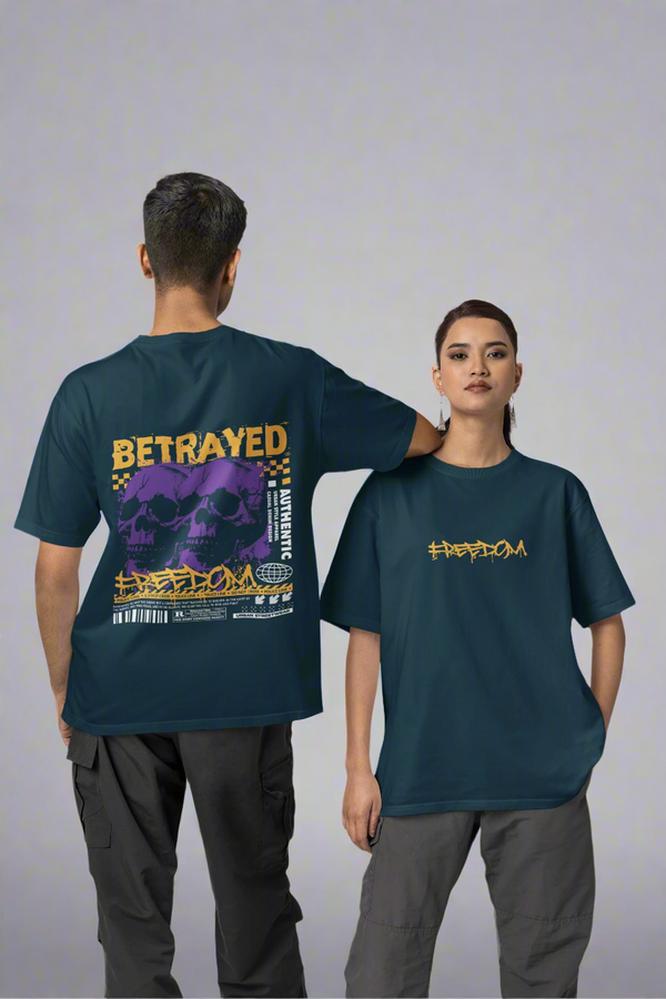 Betrayed Freedom – Unisex Oversized Streetwear Tee