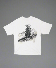 Death Ronin – Unisex Oversized Samurai Skull Tee