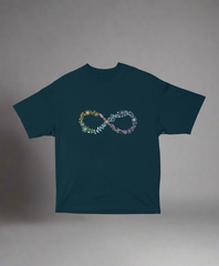 Floral Infinity – Women's Minimal Tee