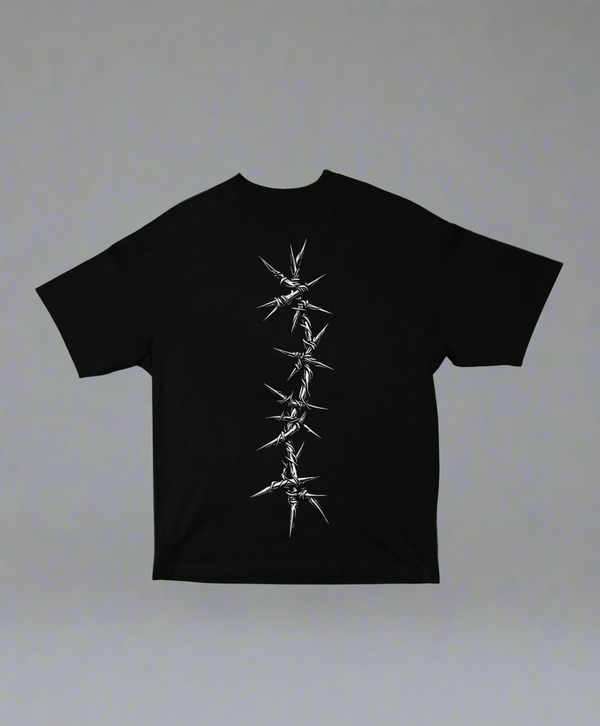 Barbed Vertical – Unisex Oversized Tee