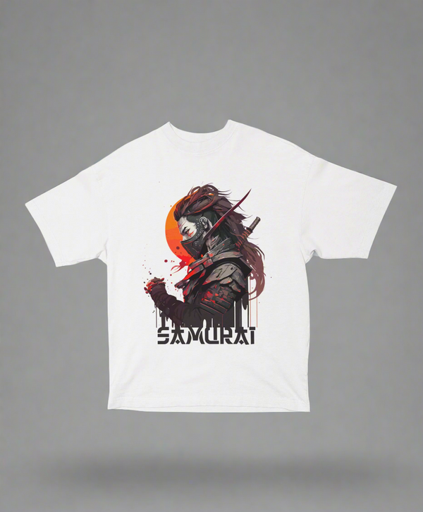 Samurai – Unisex Oversized Japanese Streetwear Tee