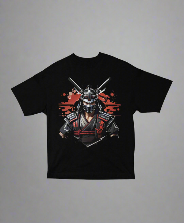 Shadow Warrior – Unisex Oversized Japanese Samurai Tee