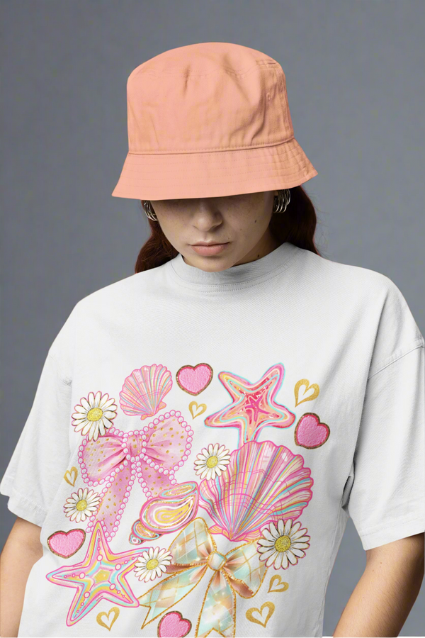Seashell Dreams – Women’s Oversized Boho Tee