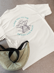 To the Beach and Back – Unisex Oversized Summer Tee