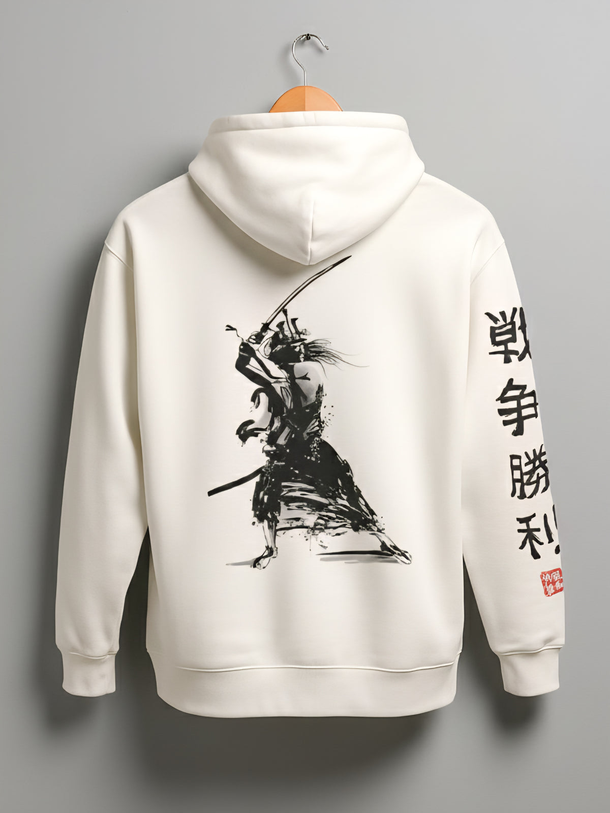 White Ronin – Unisex Oversized Hoodie