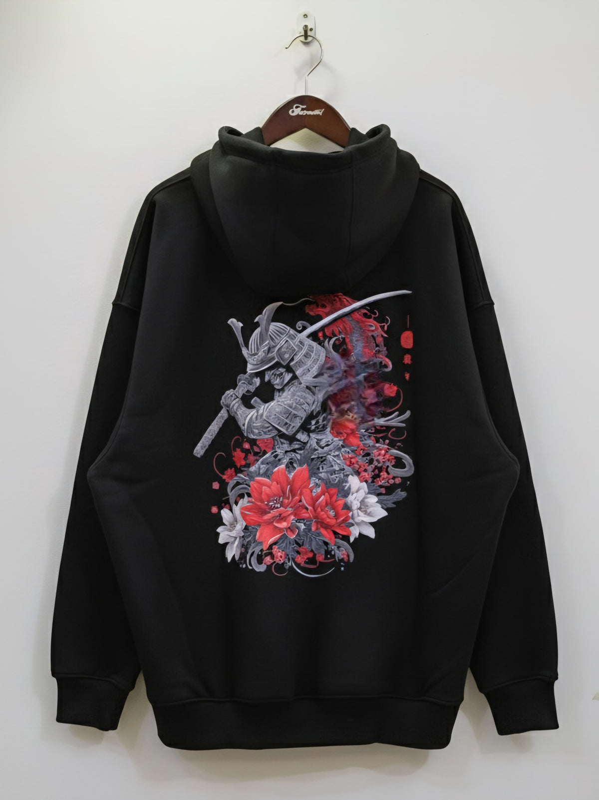 Samurai Bloom – Unisex Oversized Hoodie