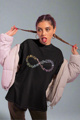 Floral Infinity – Women's Minimal Tee